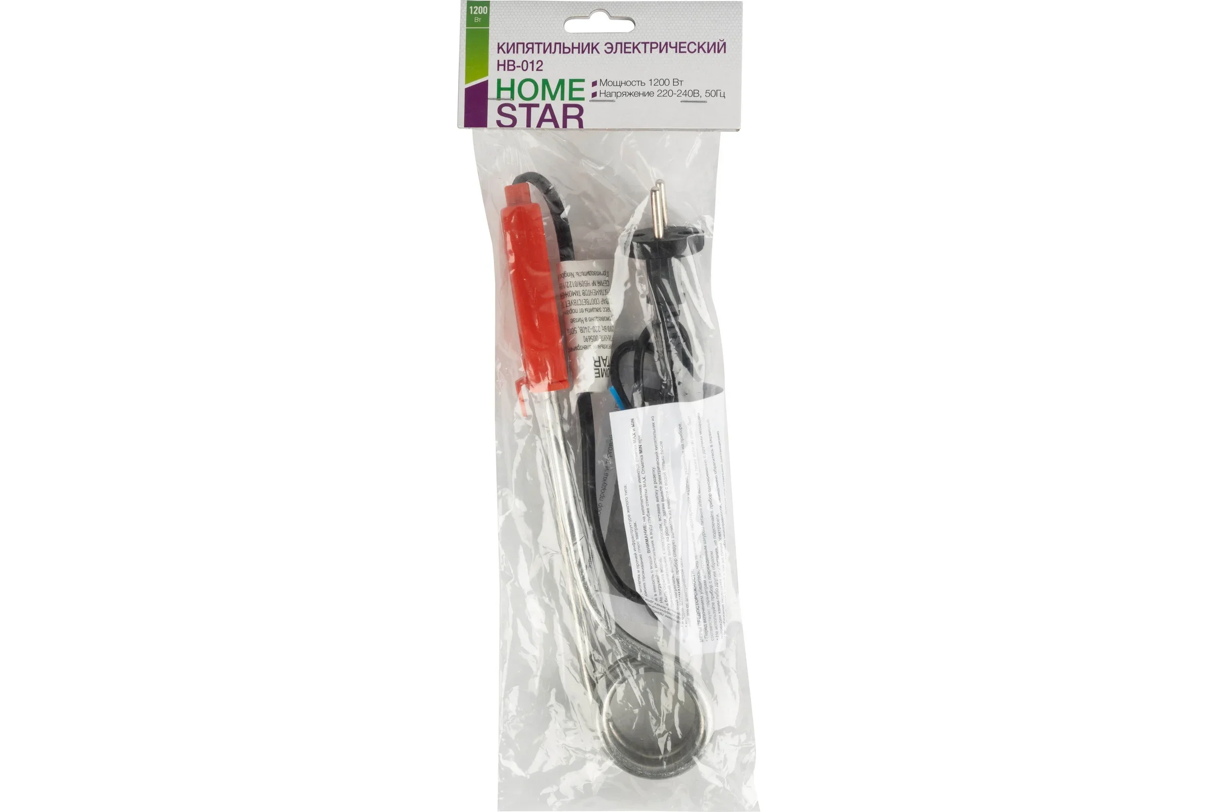 Кипятильник электрический HomeStar HB-012 (1,2 кВт)