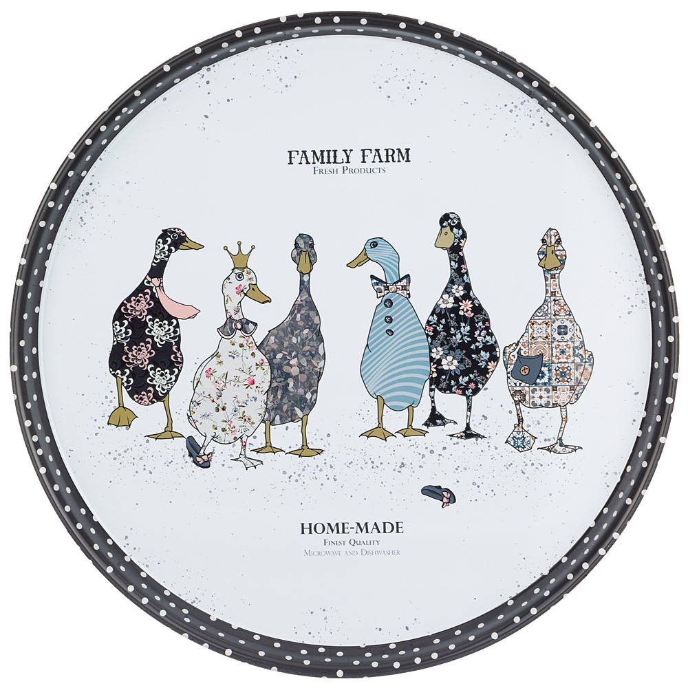 ARTI-M ПОДНОС СЕРВИРОВОЧНЫЙ AGNESS "FAMILY FARM" 33*2,1 СМ
