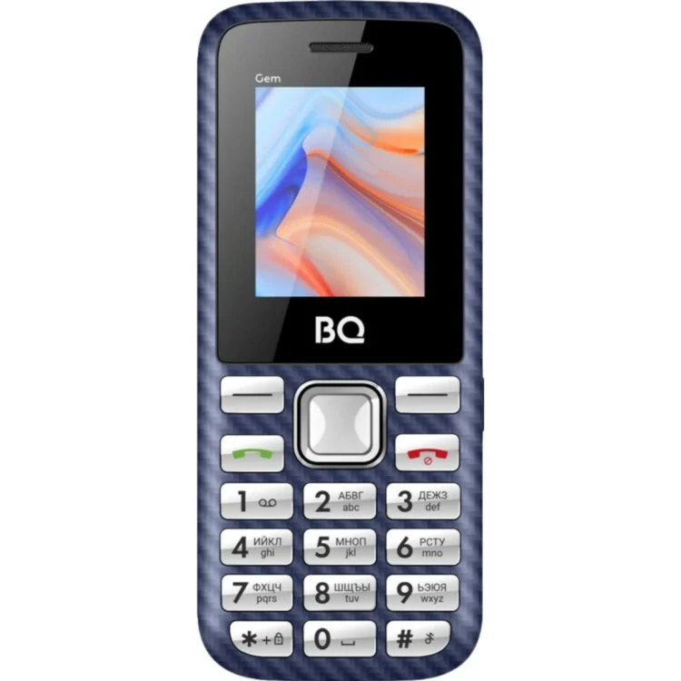 Мобильный телефон BQ 1860 Gem черный (без СЗУ в комплекте)