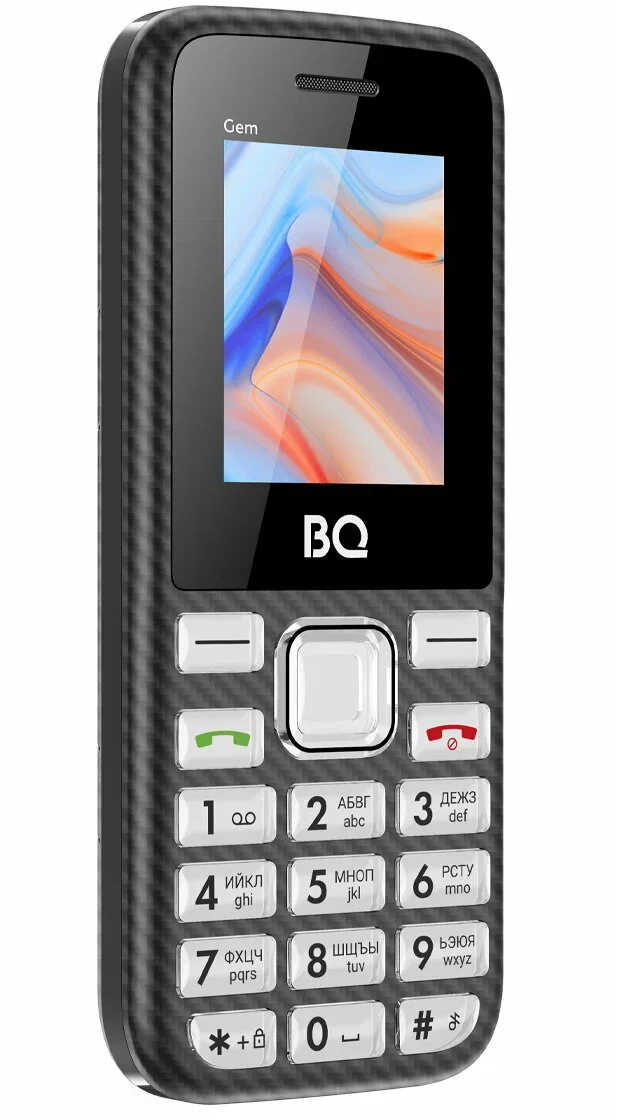 Мобильный телефон BQ 1860 Gem черный (без СЗУ в комплекте)