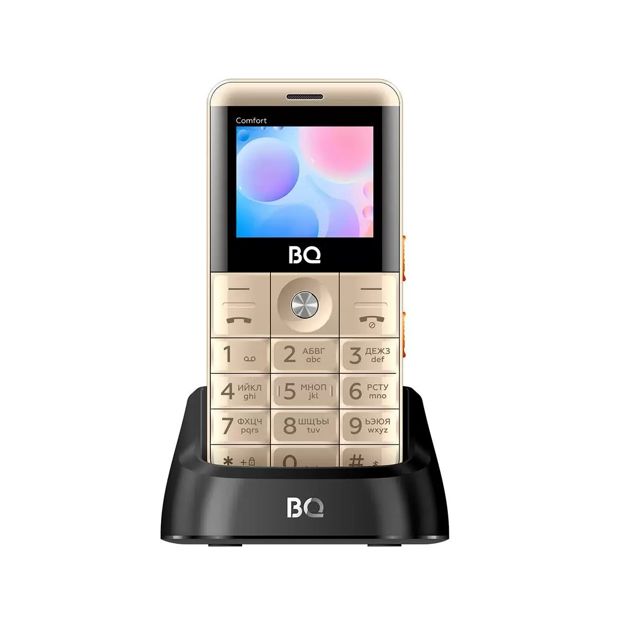Мобильный телефон BQ 2006 Comfort золотой/черный