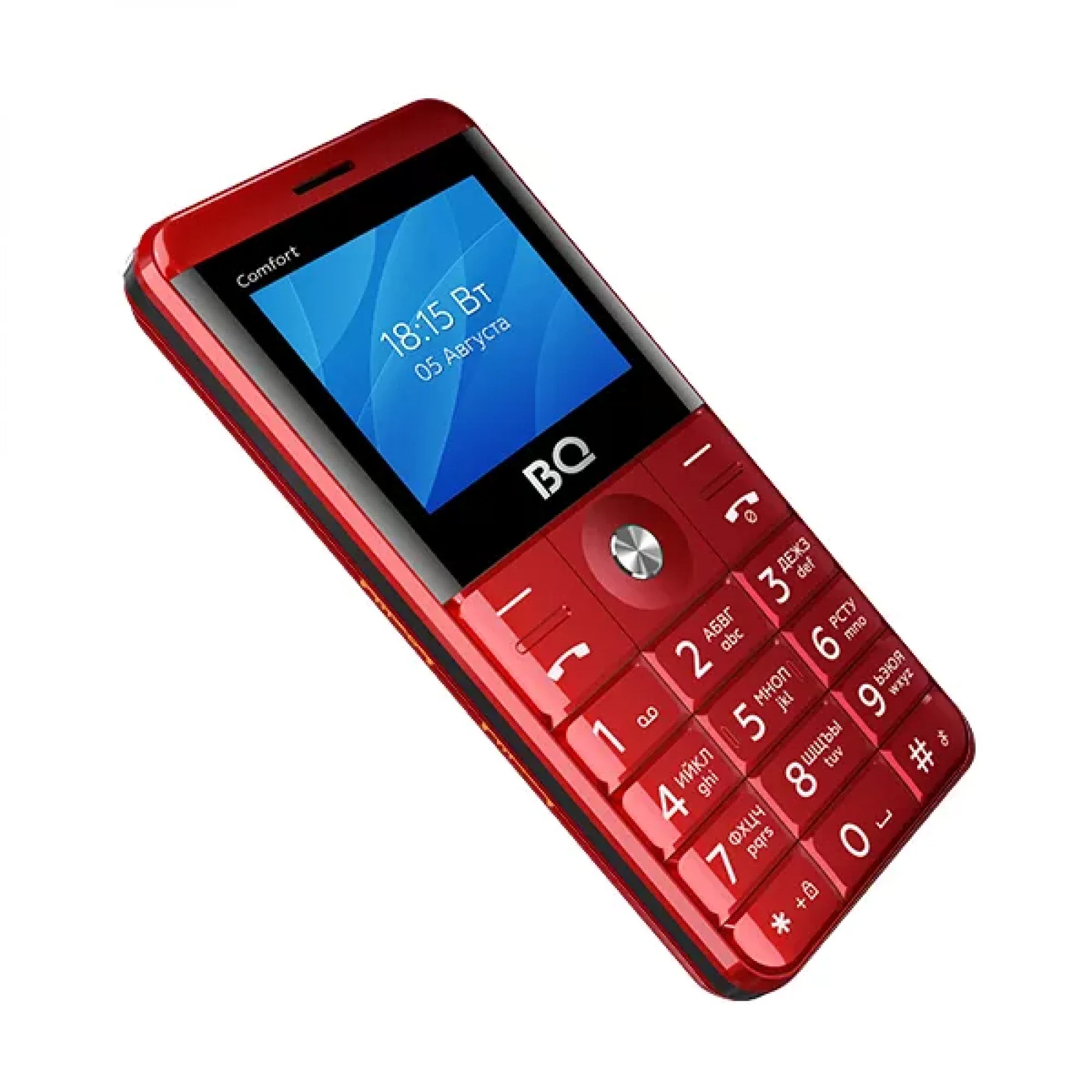 Мобильный телефон BQ 2006 Comfort красный/черный