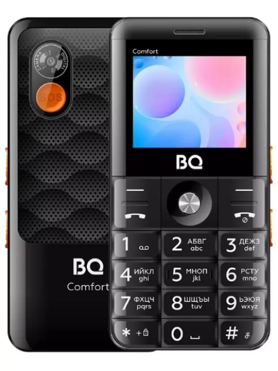 Мобильный телефон BQ 2006 Comfort синий/черный