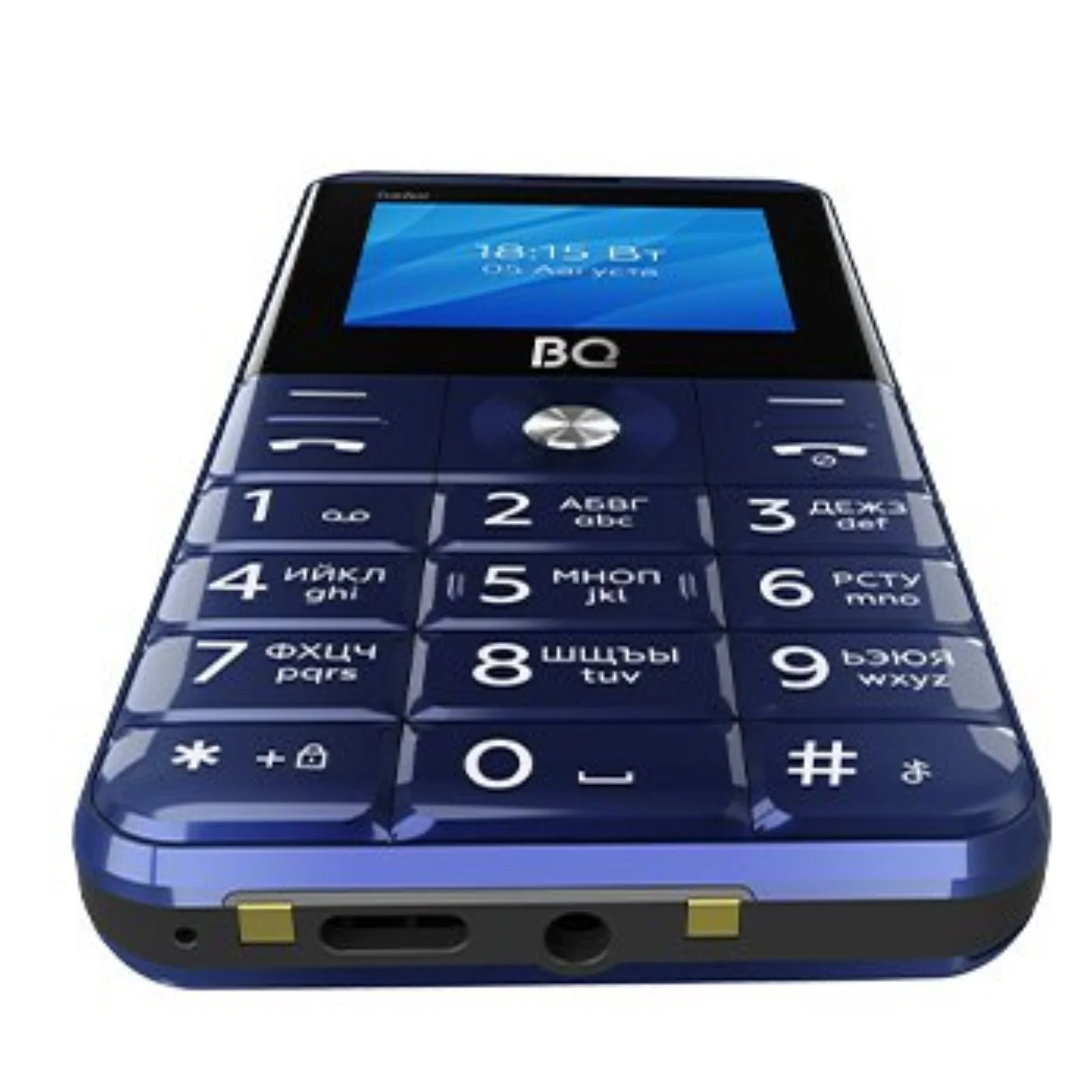 Мобильный телефон BQ 2006 Comfort синий/черный