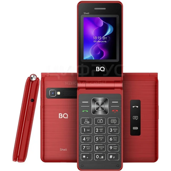 Мобильный телефон BQ 2411 Shell красный