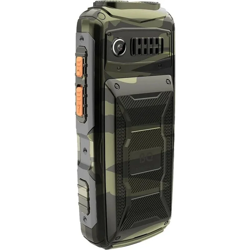 Мобильный телефон BQ 2430L Tank Connect камуфляж/серый