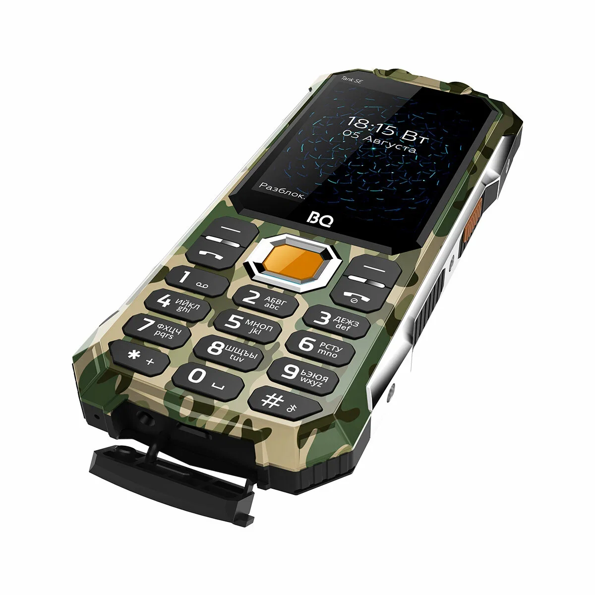 Мобильный телефон BQ 2432 Tank SE камуфляж