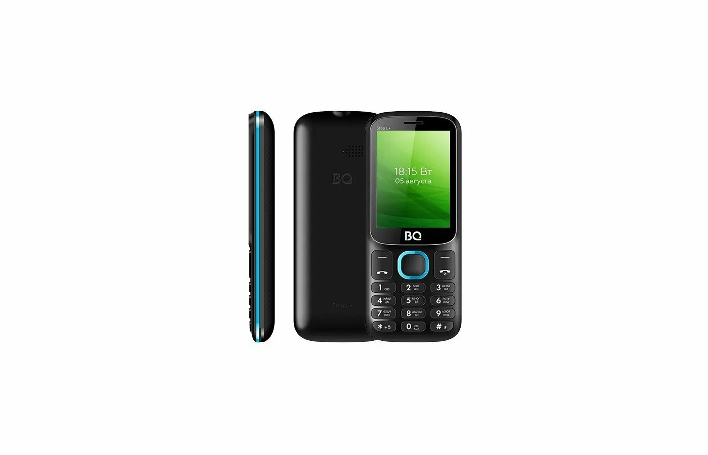 Мобильный телефон BQ 2440 Step L+ черный/красный