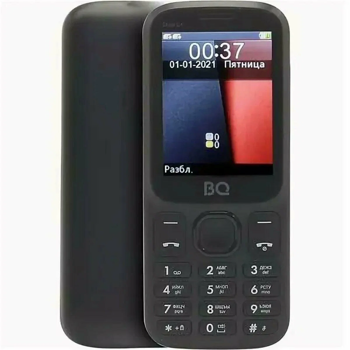 Мобильный телефон BQ 2440 Step L+ черный/красный