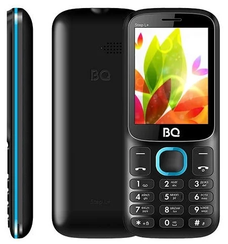 Мобильный телефон BQ 2440 Step L+ черный/синий