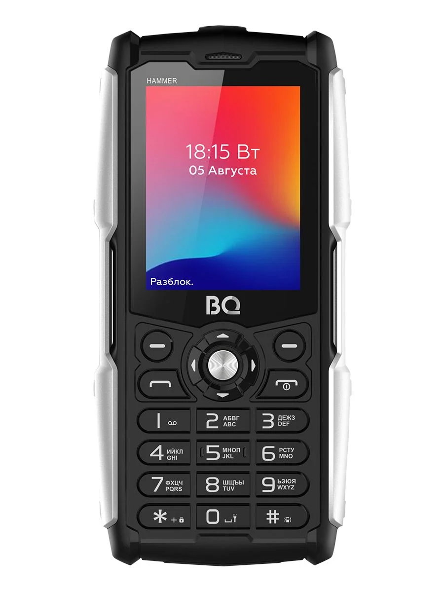 Мобильный телефон BQ 2449 Haммer черный