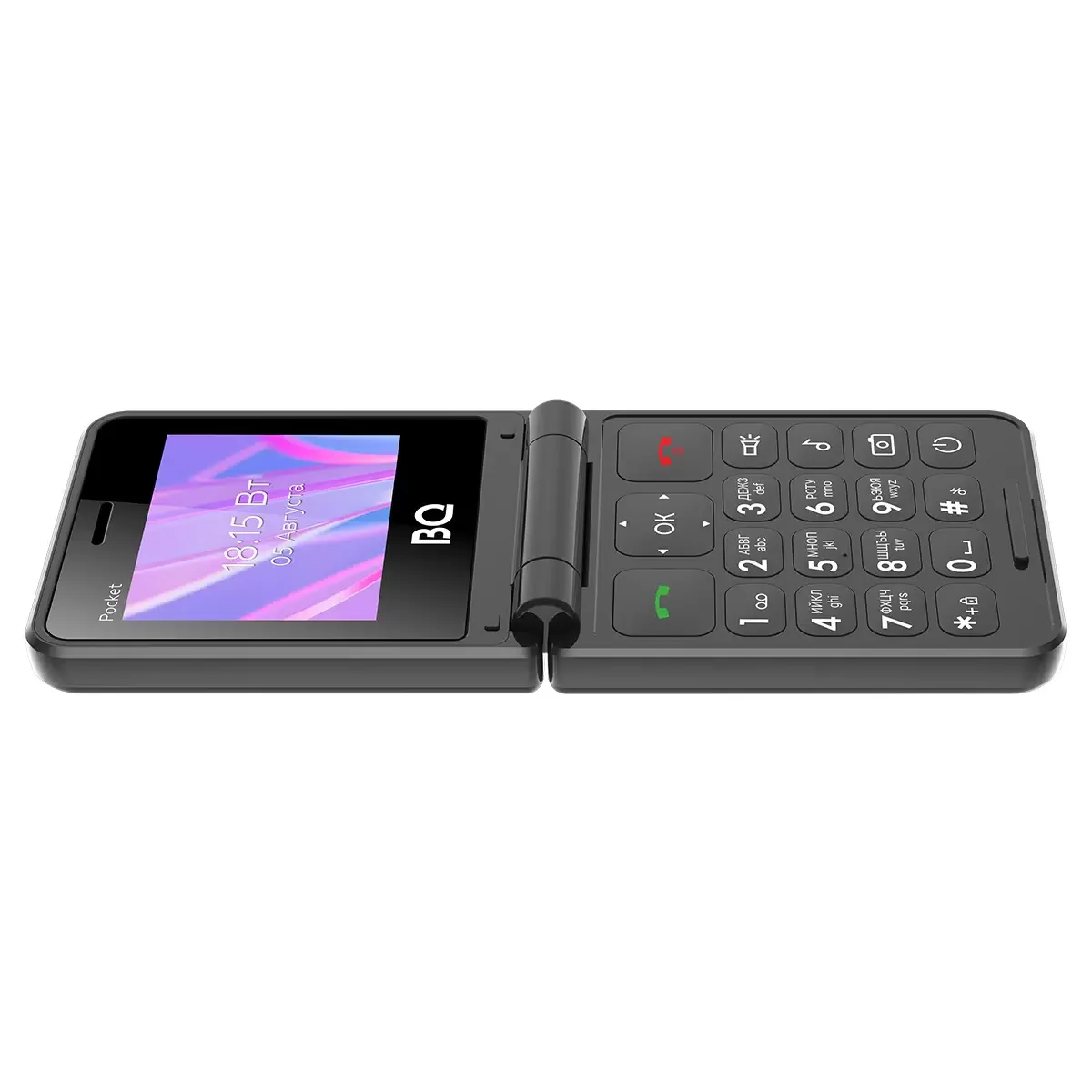 Мобильный телефон BQ 2456 Pocket черный