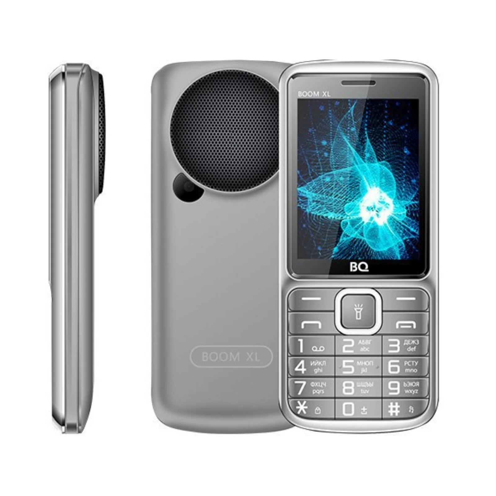 Мобильный телефон BQ 2810 BOOM XL серебристый