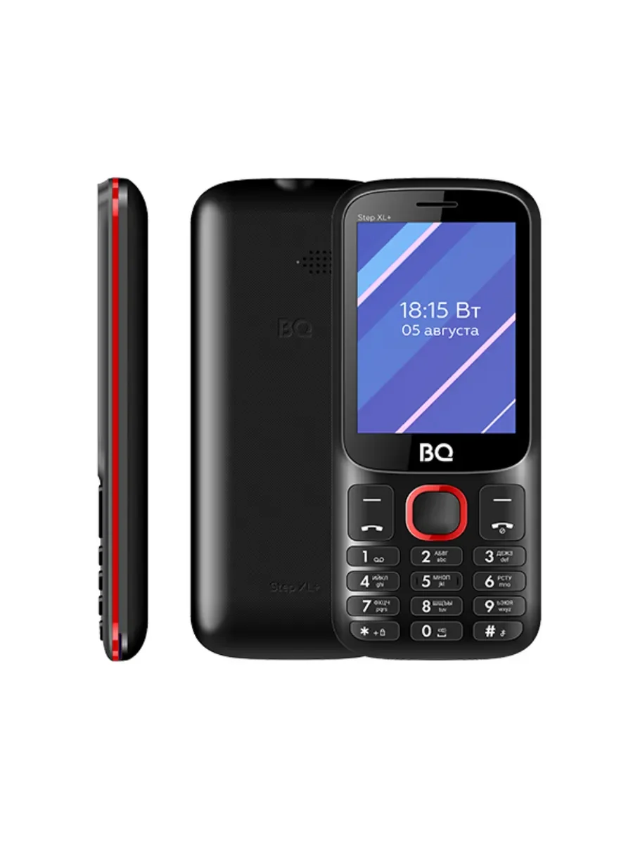 Мобильный телефон BQ 2820 Step XL+ белый/красный
