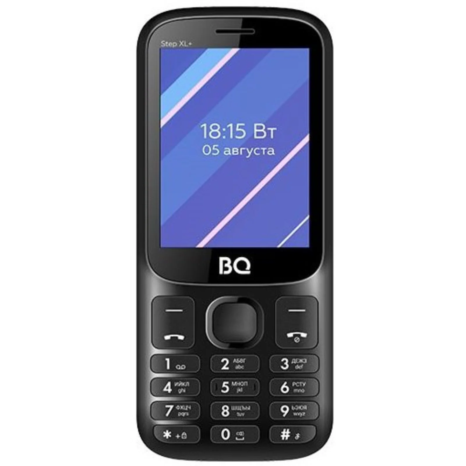 Мобильный телефон BQ 2820 Step XL+ черный/красный