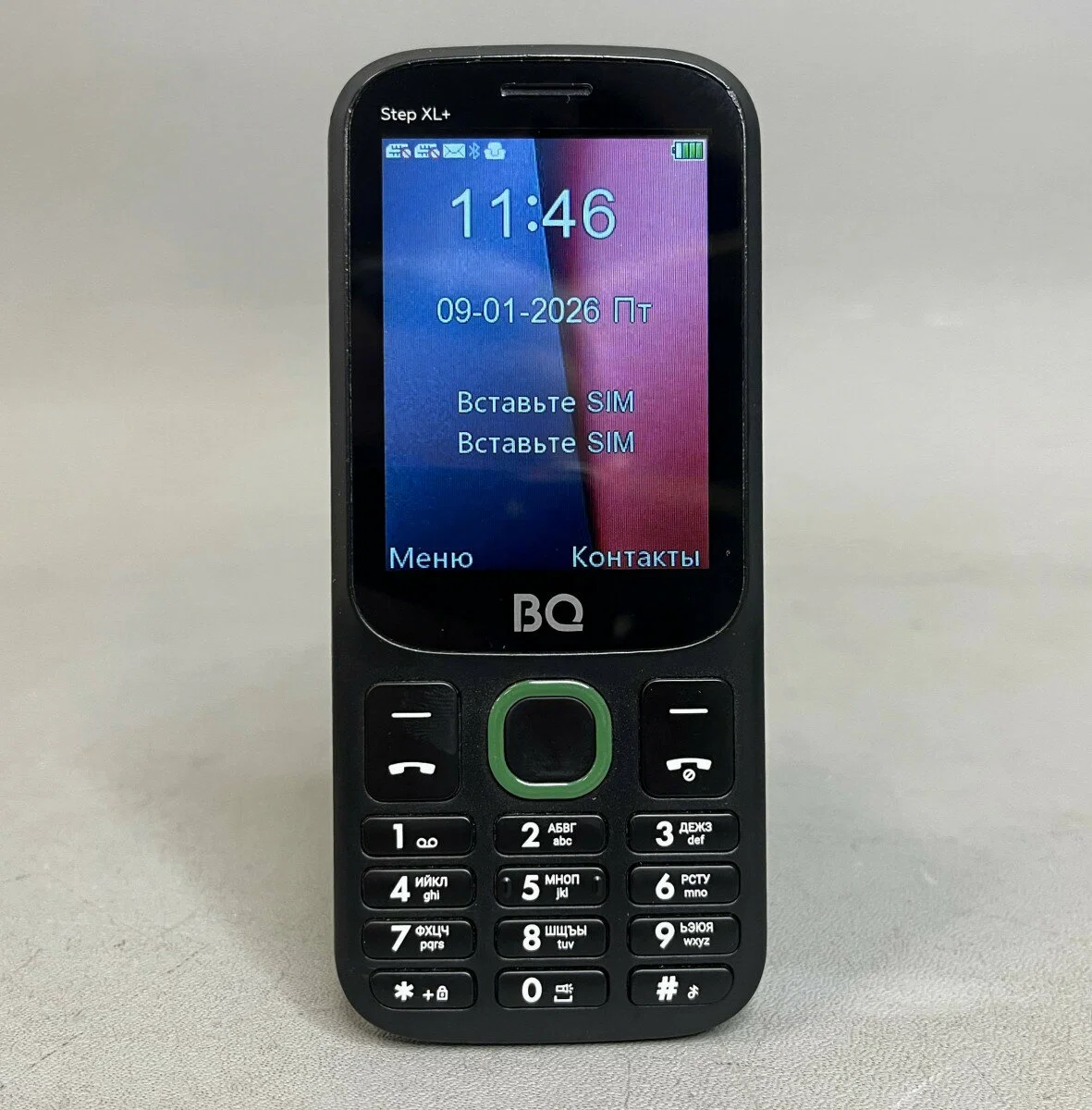 Мобильный телефон BQ 2820 Step XL+ черный/оранжевый