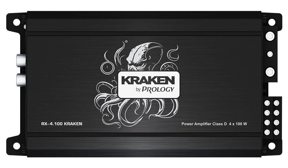 Усилитель автомобильный Prology RX-4.100 KRAKEN четырехканальный