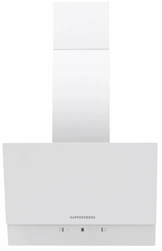 Наклонная вытяжка Kuppersberg F 603 W, 60 см, High-Tech, таймер, макс. производительность 850 м3/ч, 3 скорости, обратный клапан, сенсорное управление,