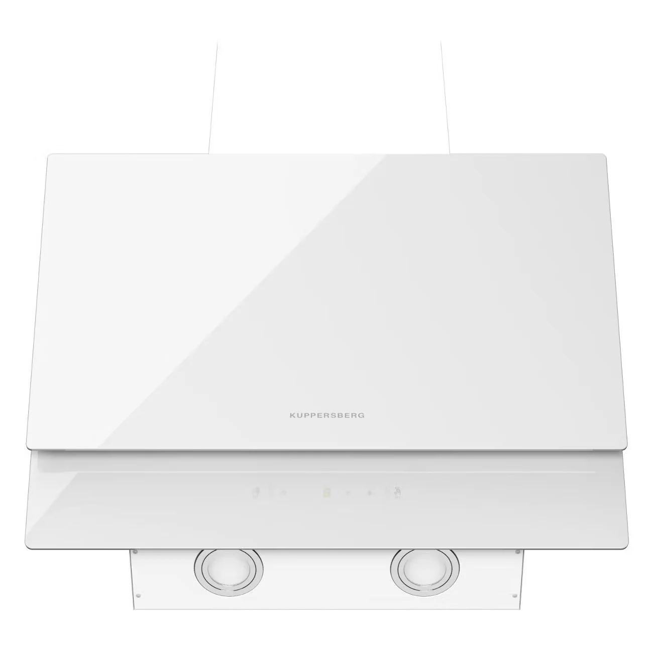 Наклонная вытяжка Kuppersberg F 603 W, 60 см, High-Tech, таймер, макс. производительность 850 м3/ч, 3 скорости, обратный клапан, сенсорное управление,