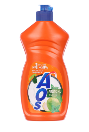 Средство для мытья посуды AOS в ассортименте, п/б, 450г