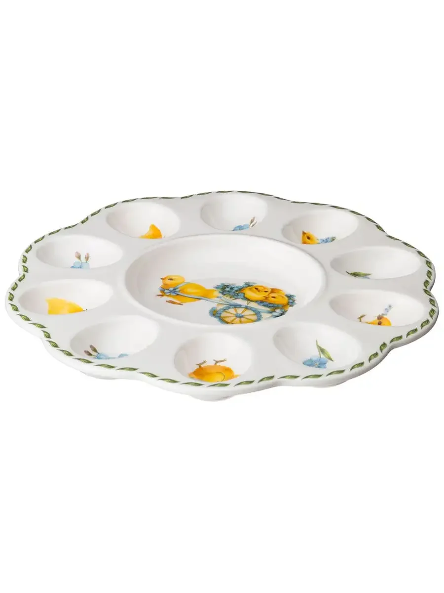 БЛЮДО ДЛЯ 10 ЯИЦ LEFARD "SUNDAY" 25 СМ (КОР=12ШТ.)