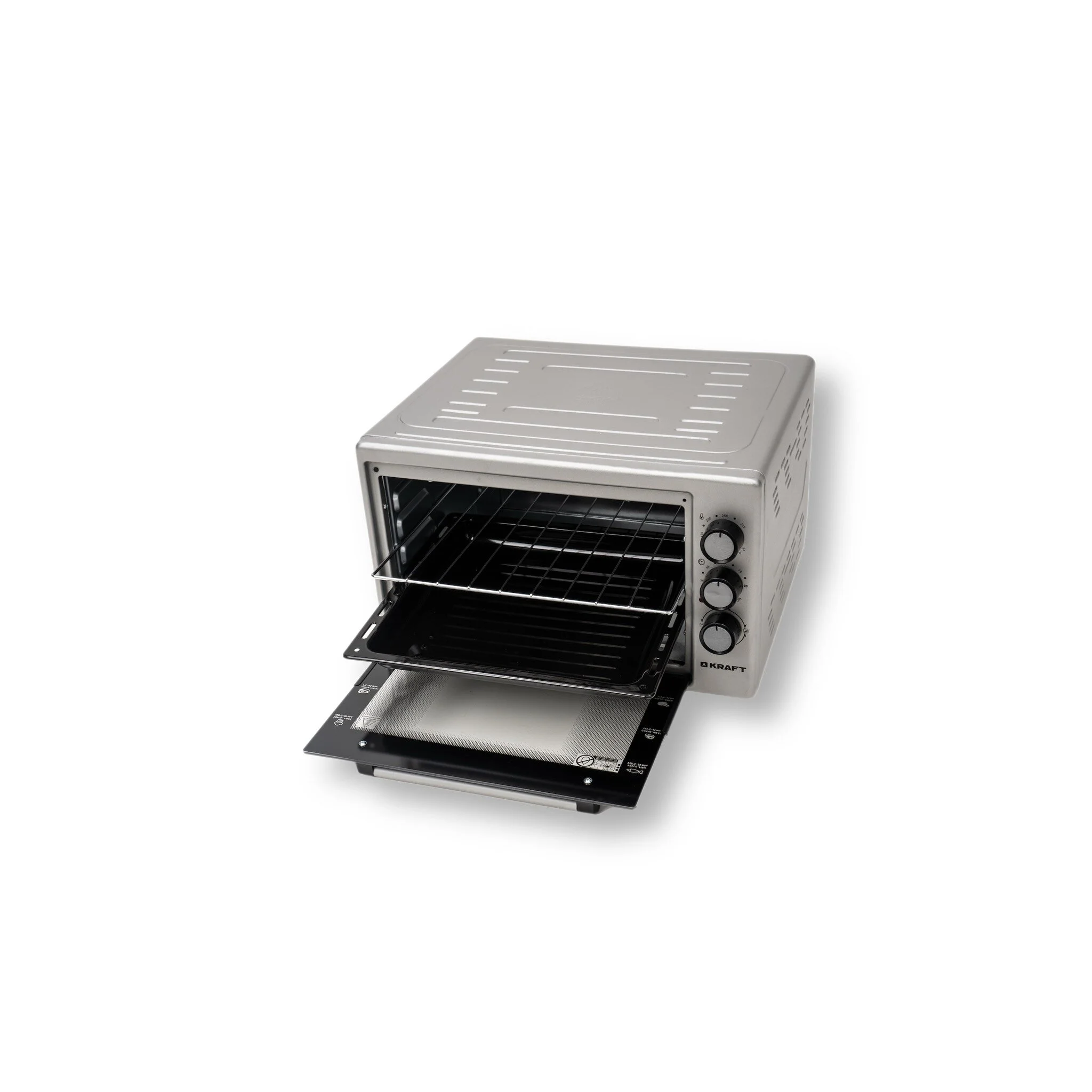Мини-печь Kraft KF-MO 3800 GR серый