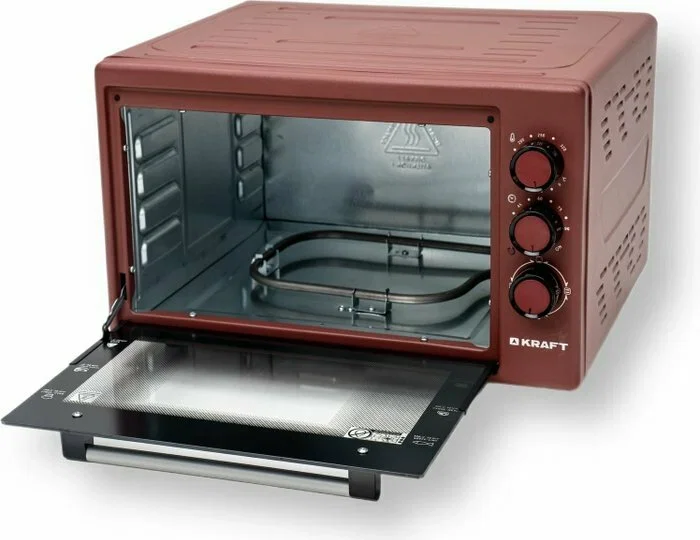 Мини-печь Kraft KF-MO 3800 R красный