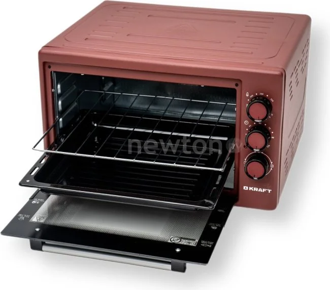 Мини-печь Kraft KF-MO 3800 R красный