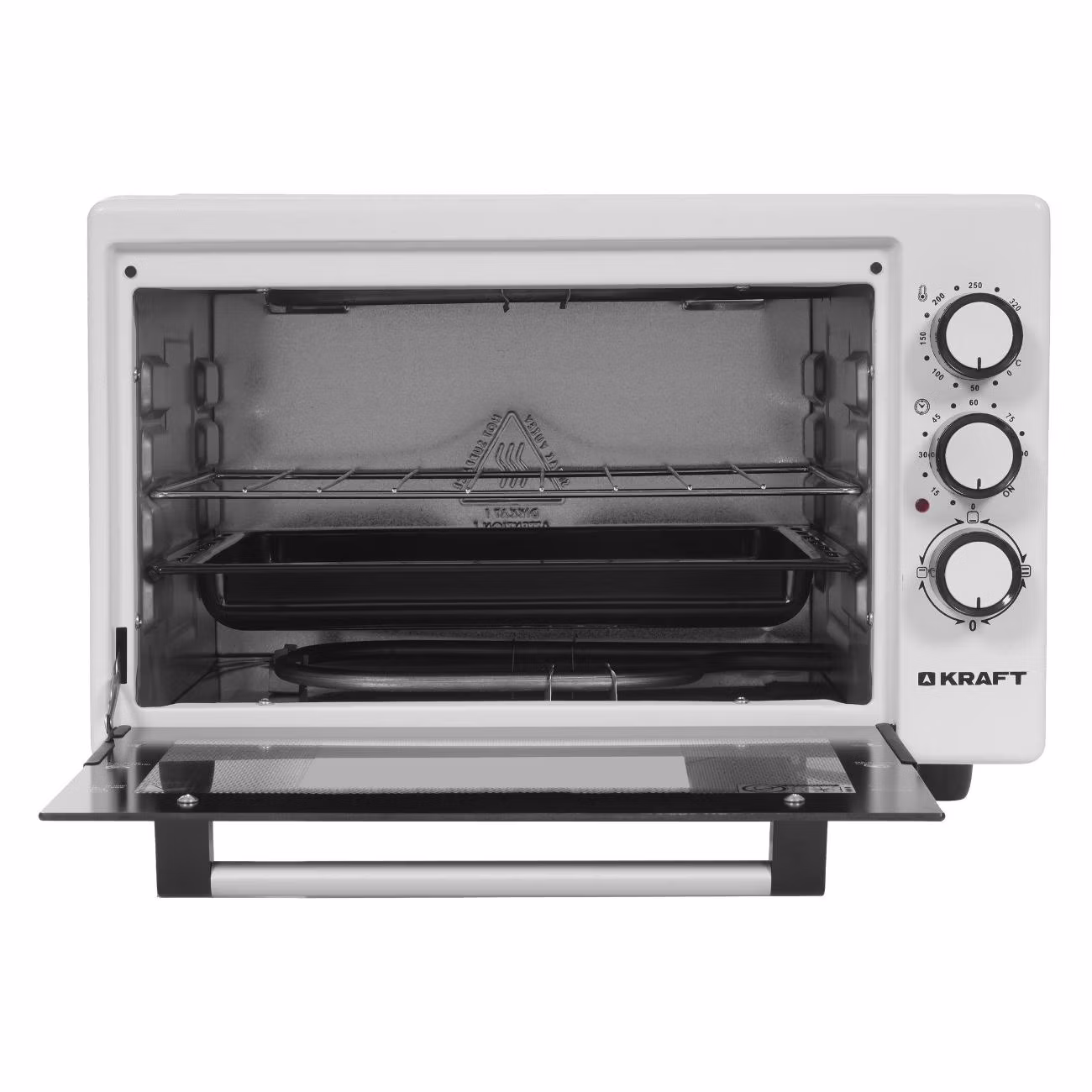 Мини-печь Kraft KF-MO 3800 W белая