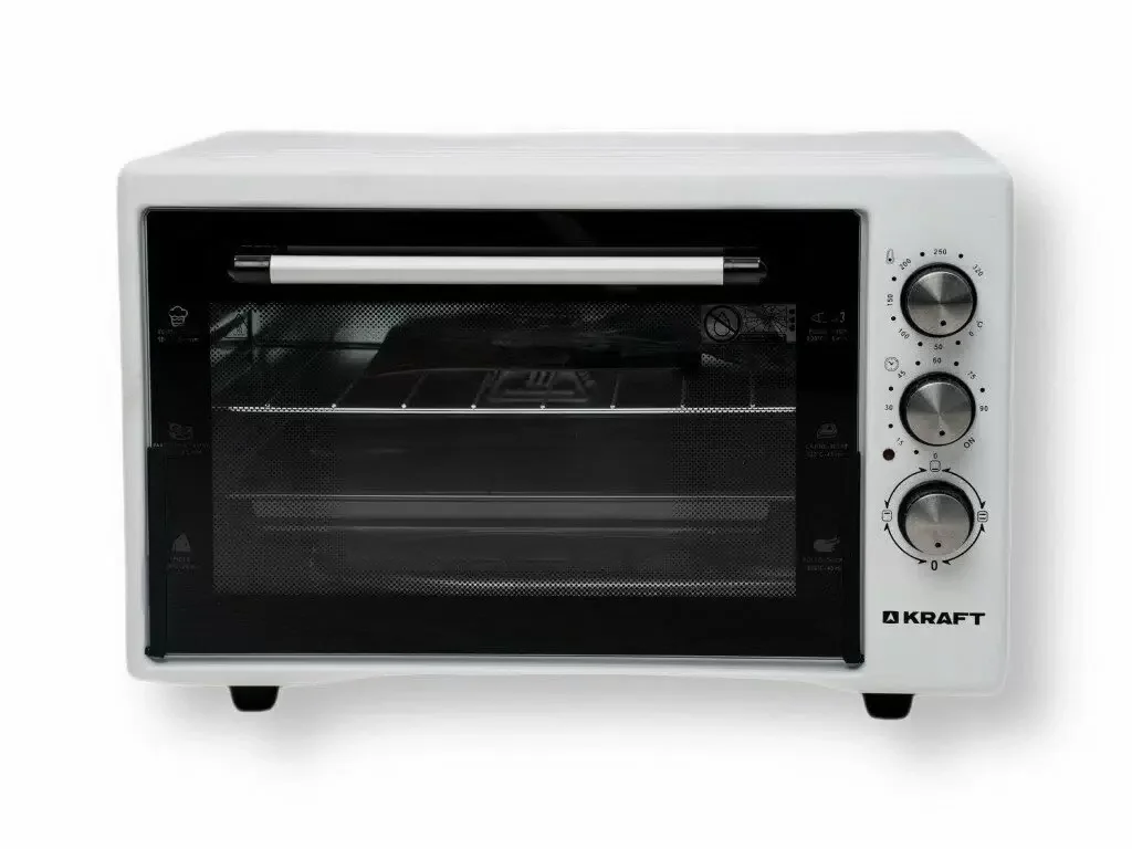 Мини-печь Kraft KF-MO3801W белый, 38 л