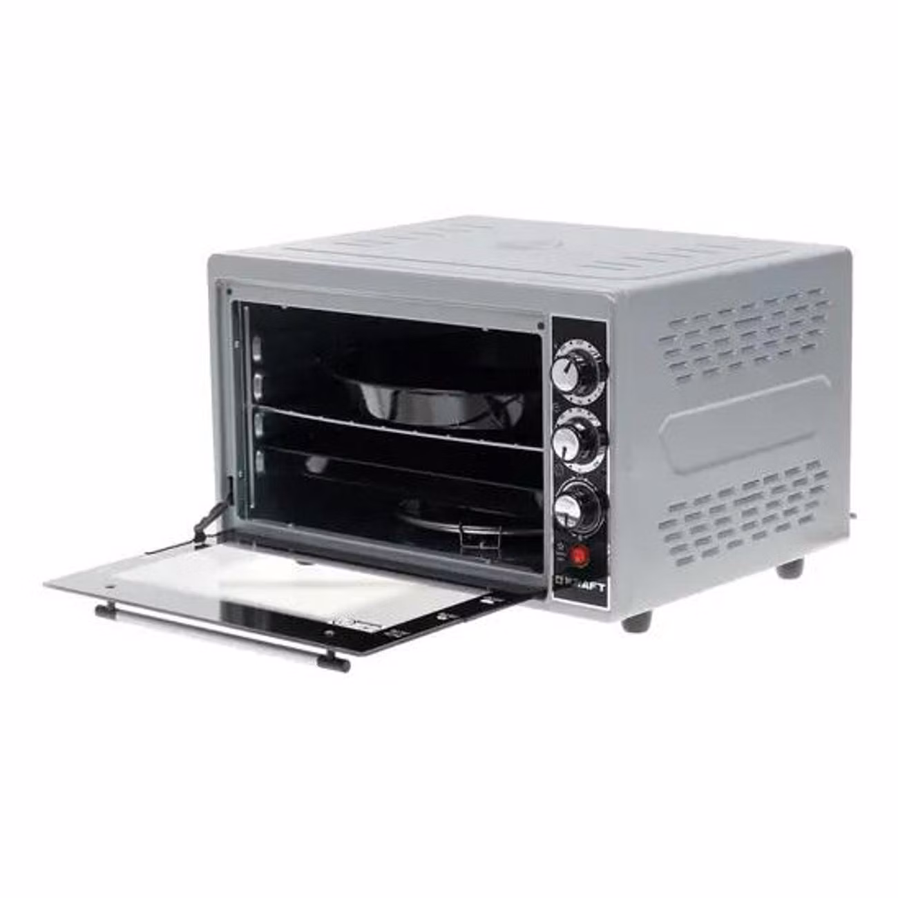 Мини-печь Kraft KF-MO3803KGR серый Мощность 1500(Вт),Объем 38(Л)