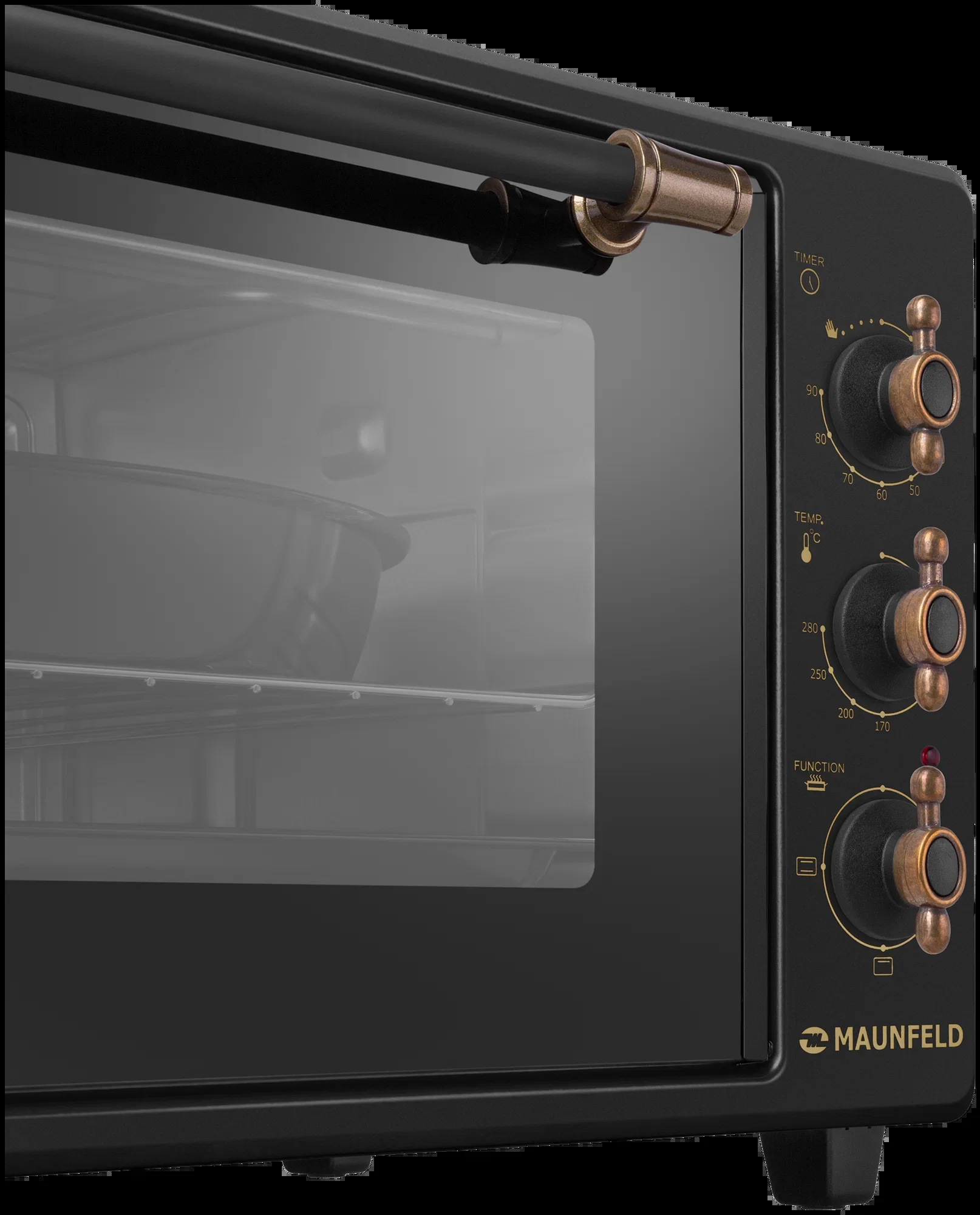Мини-печь Maunfeld MMO-373MB02 черный