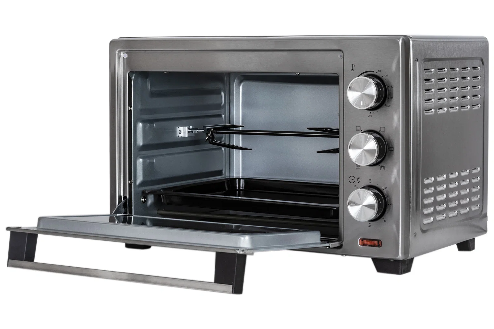 Мини-печь Pioneer MO5011G 25 л, 1600 Вт, серебристый