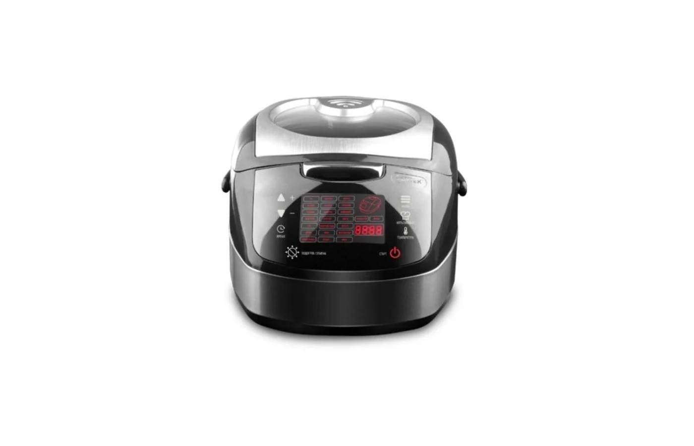 Мультиварка Centek CT-1472 Ceramic черный/сталь, 860 Вт, 5.0 л, LED, 21 программа