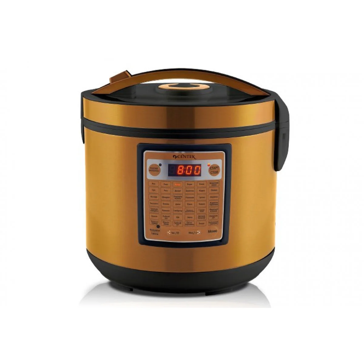 Мультиварка Centek CT-1495 черный/золотистый, 5.0 л, 42 программы + Мультишеф