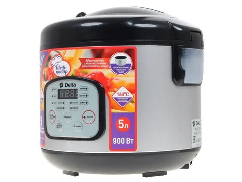Мультиварка Delta DL-6517 черный