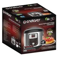 Мультиварка Endever Vita-95, мощность 1000 Вт, черный/стальной, емкость 5л, 45 авторежимов работы, книга рецептов