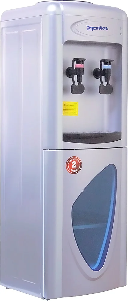 Кулер для воды Aqua Work 0.7 LDR/SF F серебро напольный пурифайер эл.охл. крышкой SF-1 27084