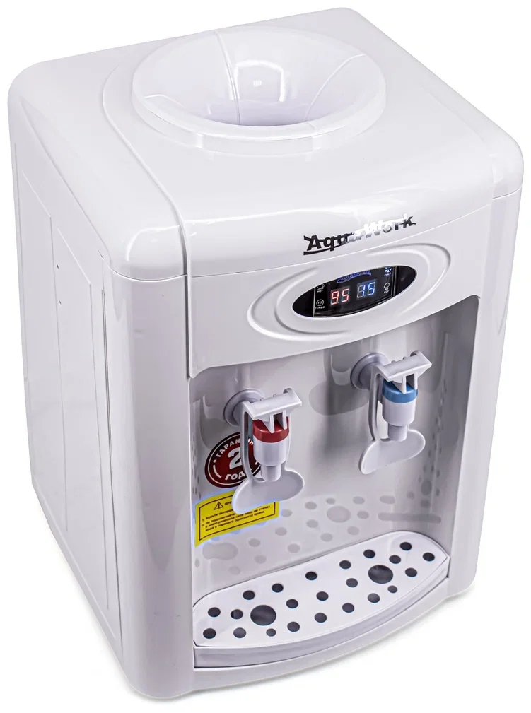 Кулер для воды Aqua Work 0.7TDR-ST бело-черный 27641
