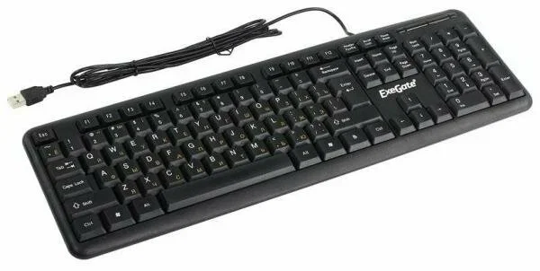 Клавиатура проводная ExeGate LY-331 (EX279937RUS), USB, черный