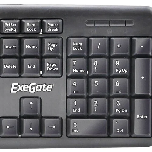 Клавиатура проводная ExeGate LY-331 (EX279937RUS), USB, черный