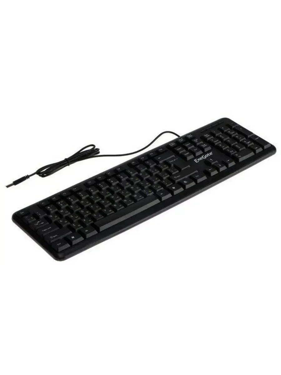 Клавиатура проводная ExeGate LY-331, USB, черный