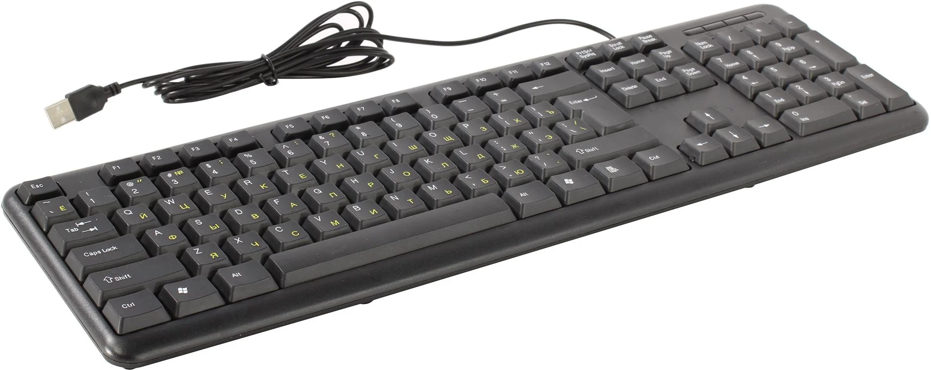 Клавиатура проводная ExeGate LY-331L (EX279940RUS), USB, черный