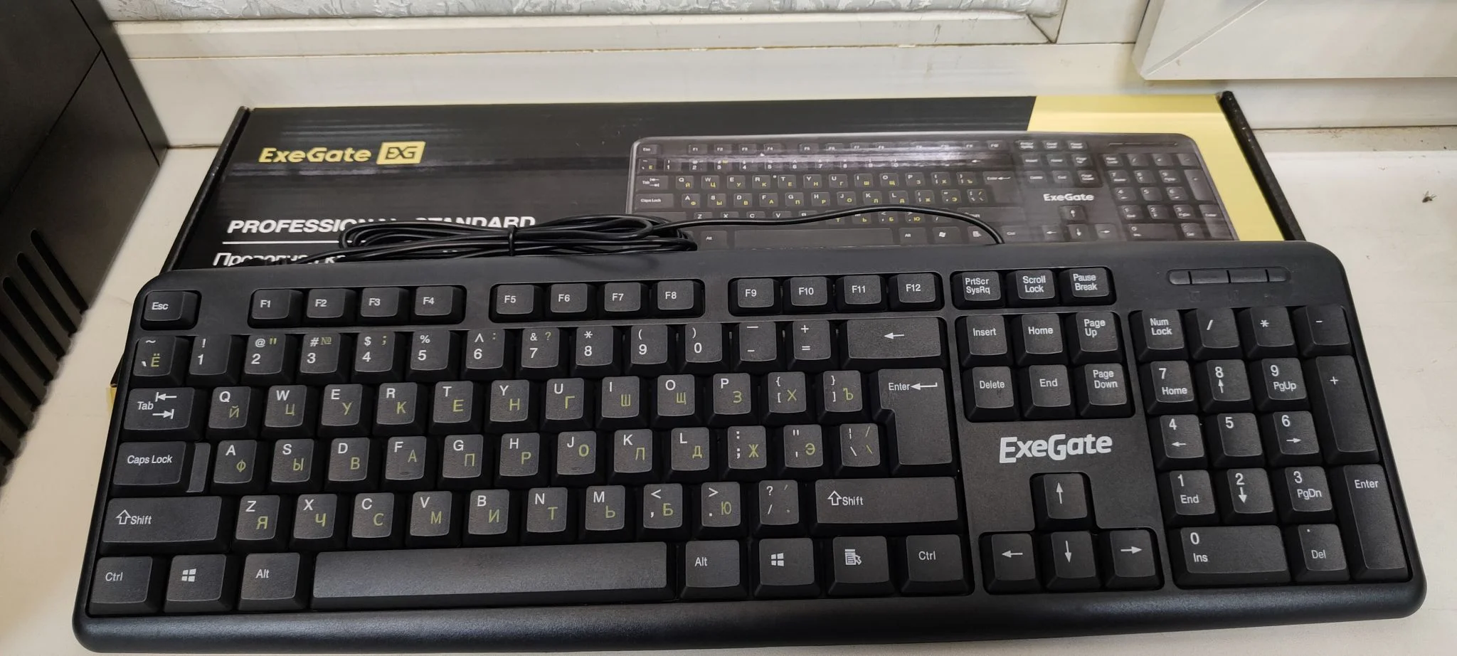 Клавиатура проводная ExeGate LY-331L5 (EX286178RUS), USB, черный