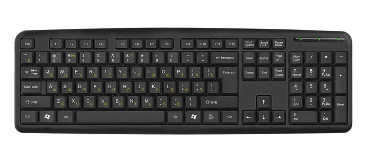 Клавиатура проводная ExeGate LY-331L5 (EX286178RUS), USB, черный