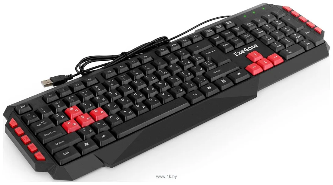 Клавиатура проводная ExeGate Multimedia Professional Standard LY-505M проводная, USB, черный