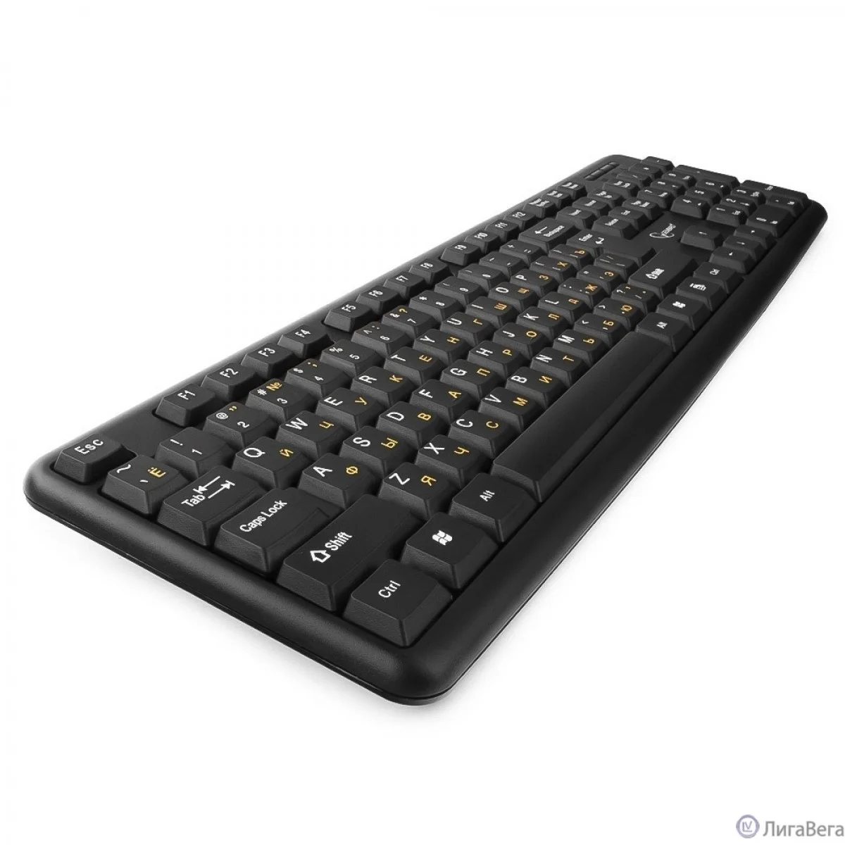 Клавиатура проводная Gembird KB-8320U-BL, USB, черный