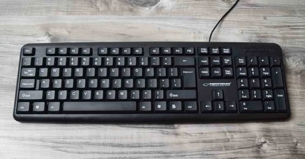 Клавиатура проводная Gembird KB-8320UXL-BL, USB, черный