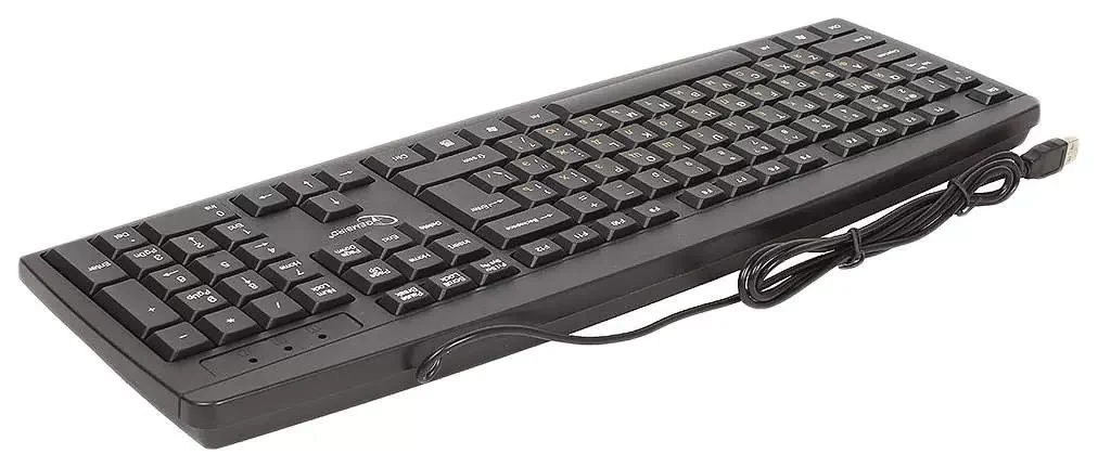 Клавиатура проводная Gembird KB-8351U-BL, USB, черный