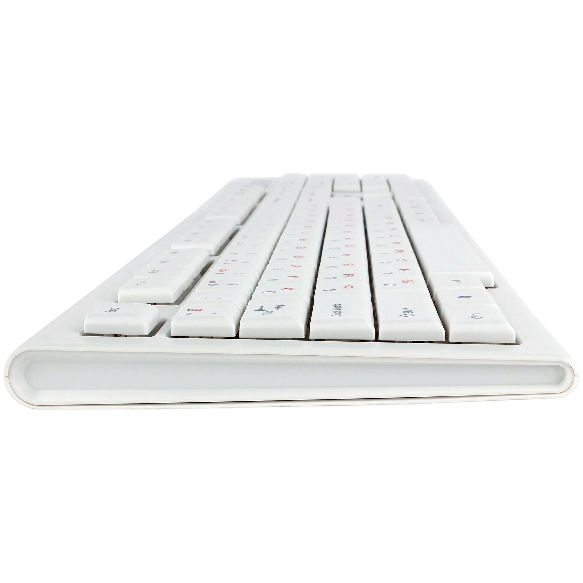Клавиатура проводная Gembird KB-8354U, USB, бежевый/белый